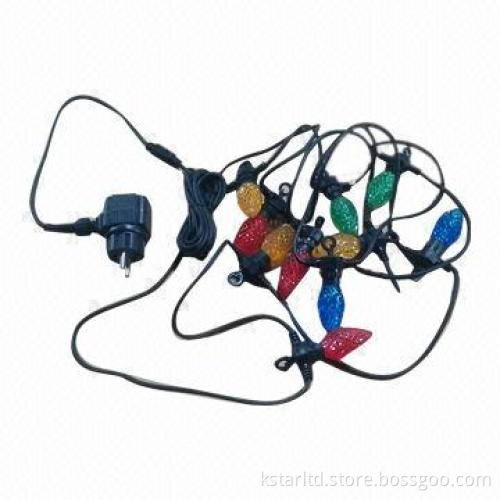 LED Party String with E14 LED Bulb, The Bulb is Not Replaceable, CE and RoHS
